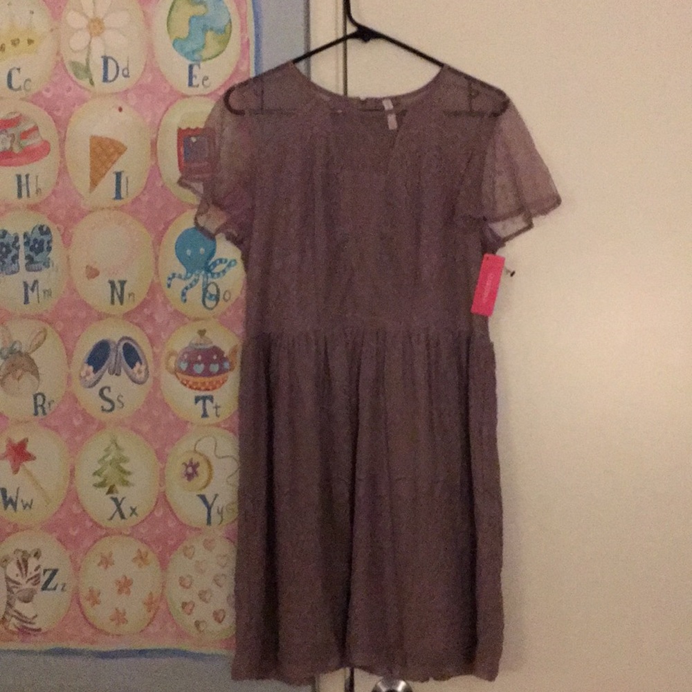 Light purple lace dress